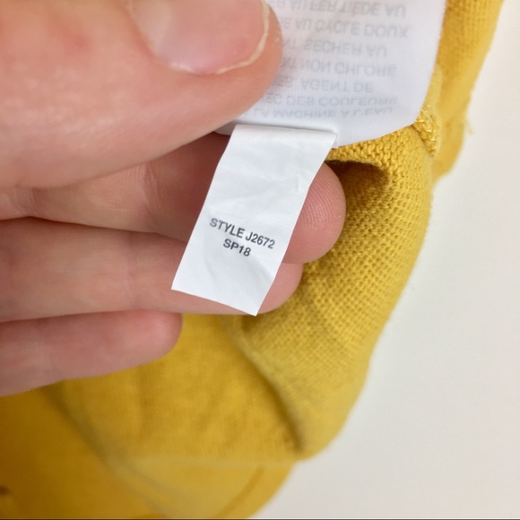 Madewell | Mustard Yellow Ruffle-Sleeve Tank Top - Picture 7 of 8